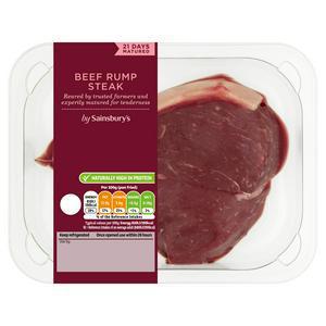 Sainsbury's 21 Day Matured Rump Steak 225g