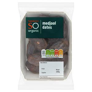 Sainsbury's Medjool Dates, SO Organic 200g