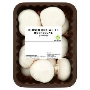 Sainsbury's Closed Cup White Mushrooms 300g