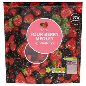 Sainsbury's Four Berry Medley Frozen Fruit 1kg