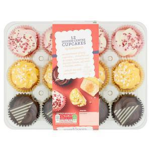 Sainsbury's Hidden Centre Cupcakes x12