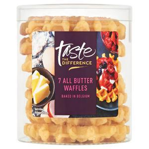 Sainsbury's Belgian Waffles, Taste the Difference x7 175g