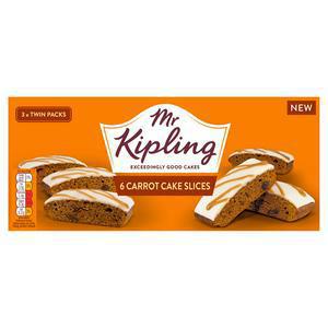 Mr Kipling Carrot Slices x6