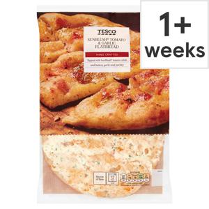 TescoSunblush Tomato Tomato & Garlic Flatbread 235G