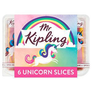 Mr Kipling Unicorn Cake Slices x6