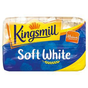 Kingsmill Soft Medium Sliced White Bread 800g