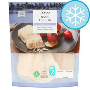 TESCO BASA FILLETS 500G