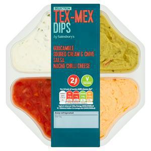 Sainsbury's Selection Tex-Mex Dips 400g