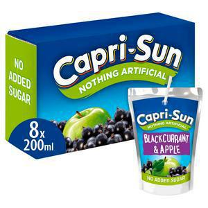 Capri-Sun No Added Sugar Blackcurrant & Apple x8 200ml