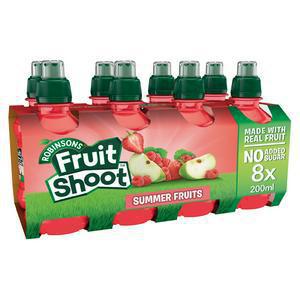 Fruit Shoot Summer Fruits Kids Juice Drink 8x200ml