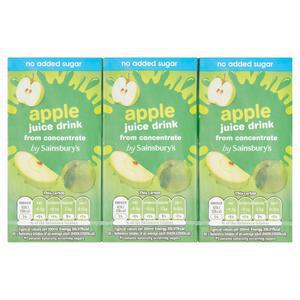 Sainsbury's Kids Apple 3x200ml