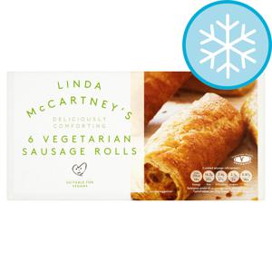 Linda Mccartney 6 Vegetarian Sausage Rolls 342G