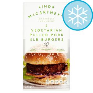 LINDA McCARTNEY BBQ PULLED PORK BURGER 227G