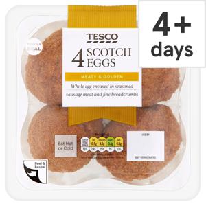 Tesco 4 Scotch Eggs 454G