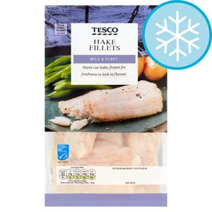 Tesco 5 Hake Fillets 500G