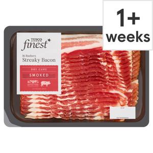 Tesco Finest* Smoked Dry Cure Streaky Bacon