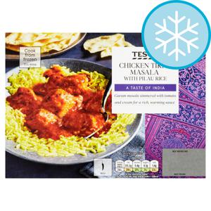 Tesco Chicken Tikka Masala Pilau Rice 400G