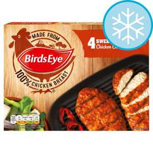 Birds Eye 4 Chicken Chargrill Sweet/ Sticky Bbq 348G