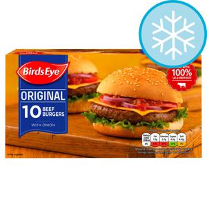 Birds Eye 10 Original Beef Burgers 567G