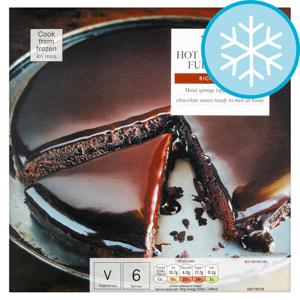 TESCO HOT CHOCOLATE FUDGE CAKE 450G