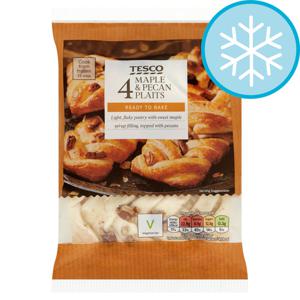 Tesco 4 Maple & Pecan Plaits 355G