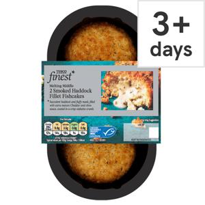 Tesco Finest 2 Smoked Haddock Fishcakes 290G