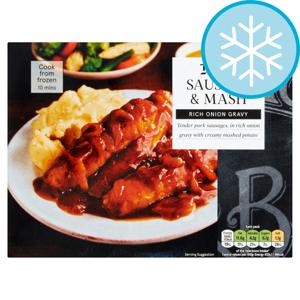 Tesco Sausage And Mash 400G