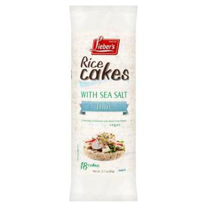 Liebers Rice Cakes Thin Sea Salt