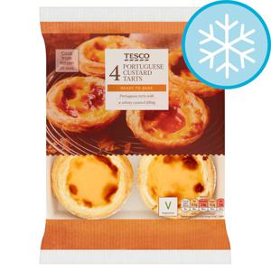 Tesco Portuguese Tarts 4 Pack 208G