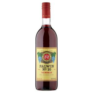 Palwin No 10 Menorah Red Kosher Wine