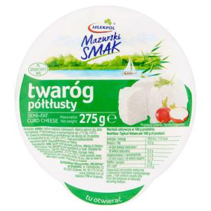 Mlekpol Mazurski Smak Twarog Semi - Fat Curd Cheese