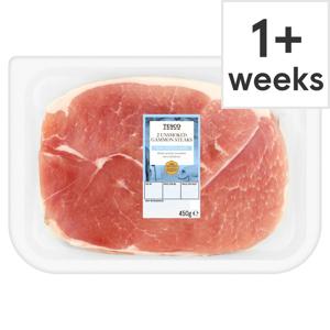 Tesco Unsmoked Gammon Steaks 2 Pack 450G