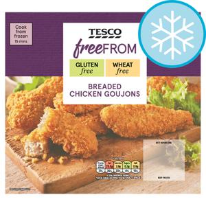 Tesco Free From Breaded Chicken Goujons 300g