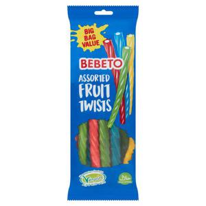 Bebeto Assorted Fruit Twists