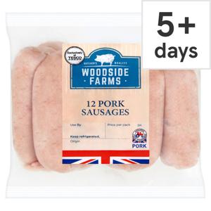 Woodside Farm Pork Sausages 681G