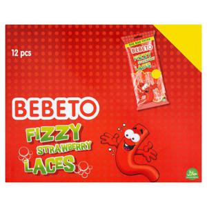 Bebeto Fizzy Strawberry Laces