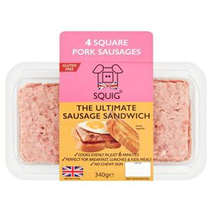 Squig Square British Pork Sausages