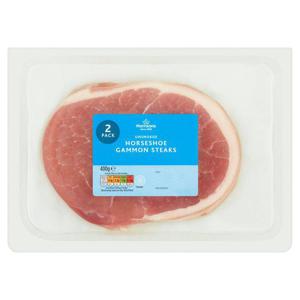 Morrisons Unsmoked Horseshoe Gammon Steak