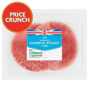 Morrisons Unsmoked Gammon Steaks