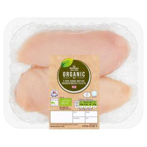 Morrisons Organic Free Range Chicken Breast Fillets