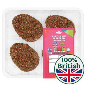 Morrisons Market St 4 Pepper Beef Grillsteaks