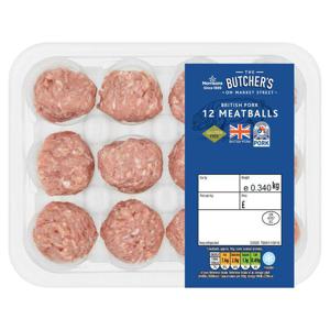 Morrisons 12 Pork Meatballs