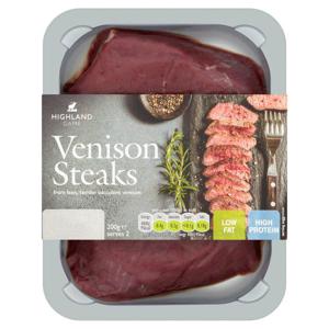 Highland Game Venison Steaks