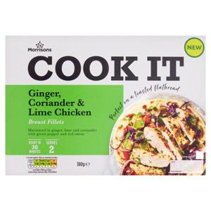 Morrisons Cook It Ginger, Coriander & Lime Chicken