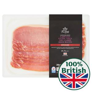 Morrisons The Best 6 Extra Thick Dry Cured Smoked Back Bacon