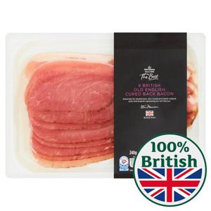 Morrisons The Best 8 Old English Cured Back Bacon Rashers