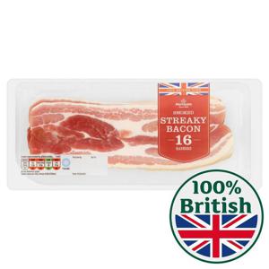 Morrisons Smoked Streaky Bacon 16 Rashers