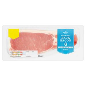 Morrisons Extra Thick Unsmoked Back Bacon Rashers