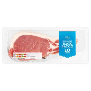 Morrisons Unsmoked Back Bacon Rashers 10 Pack