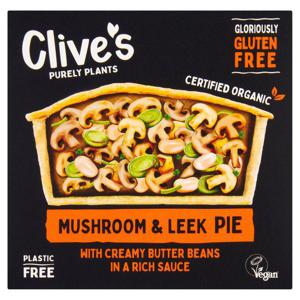 Clive's Gluten Free Pie Mushroom & Leek